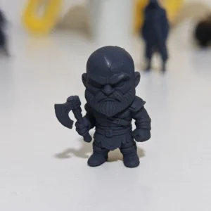 مجسم محارب فانتازي بأسلوب Chibi