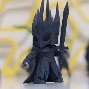 مجسم محارب فانتازي مظلم بأسلوب Chibi