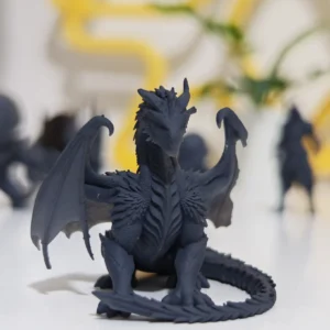 مجسم تنين فانتازي مجنّح