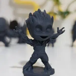 مجسم كائن شجري لطيف بأسلوب Chibi